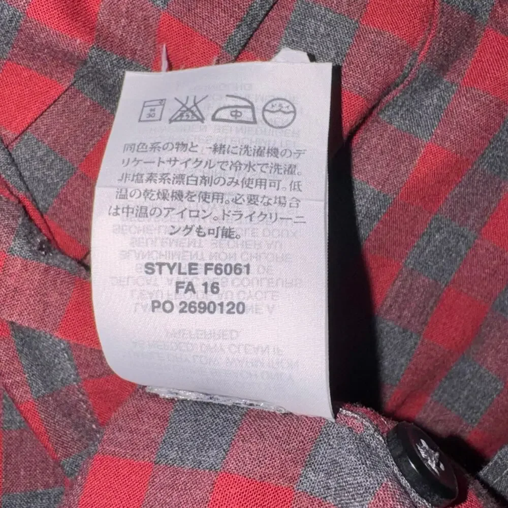 Slim J Crew Button Up Plaid L Men Shirt